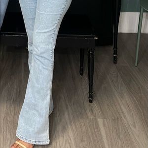 Flare jeans, it’s from my home country local brand asay bazar.